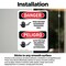 Signmission High Voltage Authorized Personnel Bilingual Danger Sign, Vinyl Decal, 10in W x 14in L, 2PK OS-2PACK-DS-D-1014-VS-1340 - alternate 2